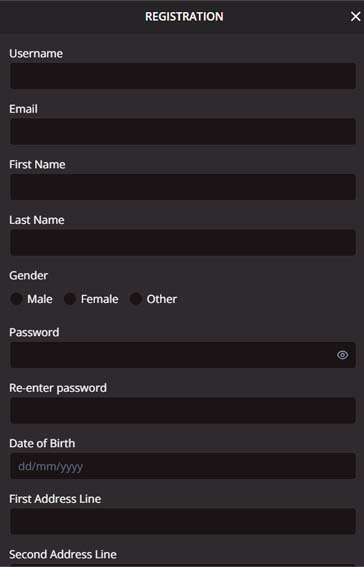 666 Casino signup screenshot