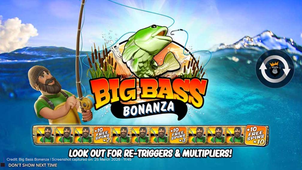 Big Bass Bonanza slot Main screenshot
