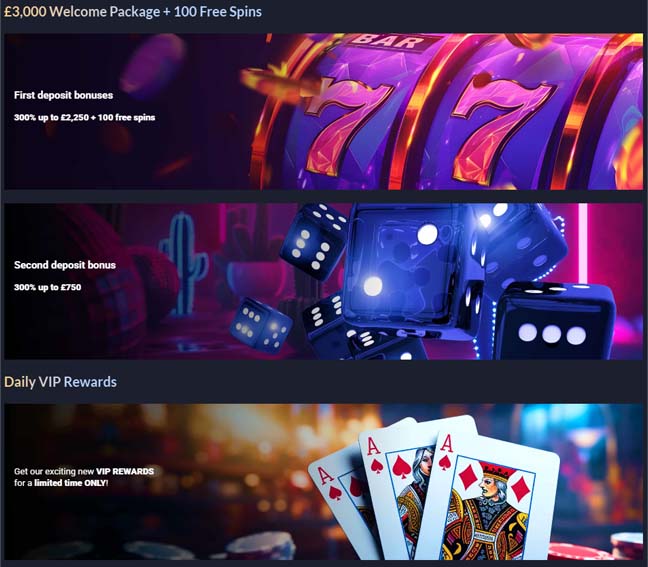 DIsco Win Casino bonuses screenshot