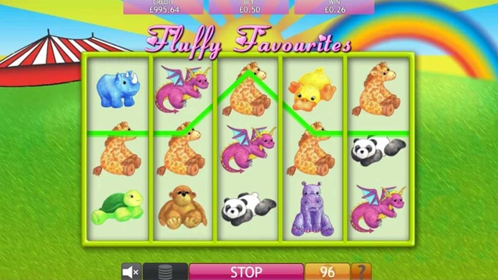 Fluffy Favourites slot screenshot game rules