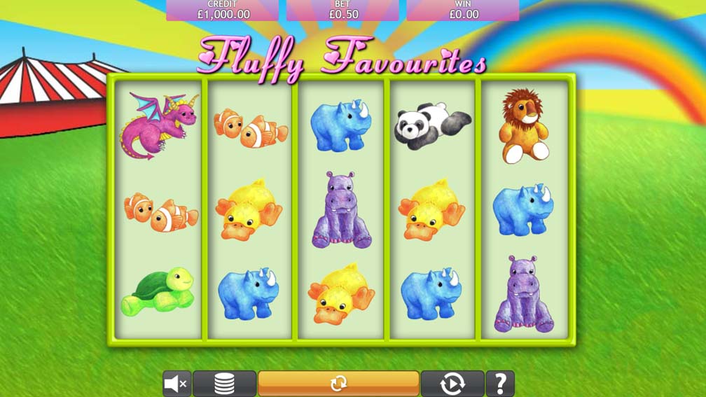 Fluffy Favourites slot screenshot game