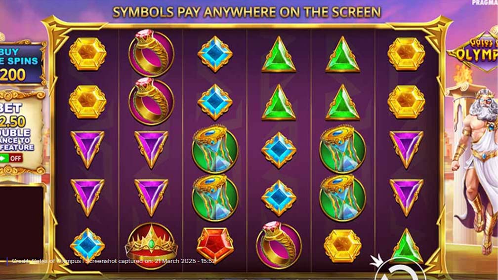 Gates Of Olympus slot screenshot game