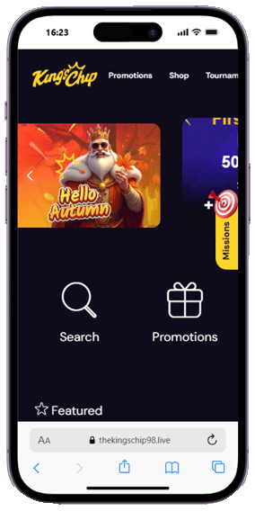 Kings Chip Casino mobile screenshot