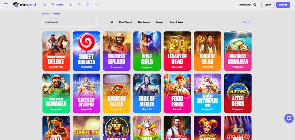 Mr West games screenshot