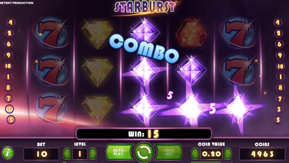 Starburst slot screenshot Combo