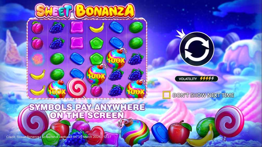 Sweet Bonanza slot main screenshot
