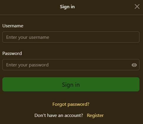 Davincis gold casino login screenshot