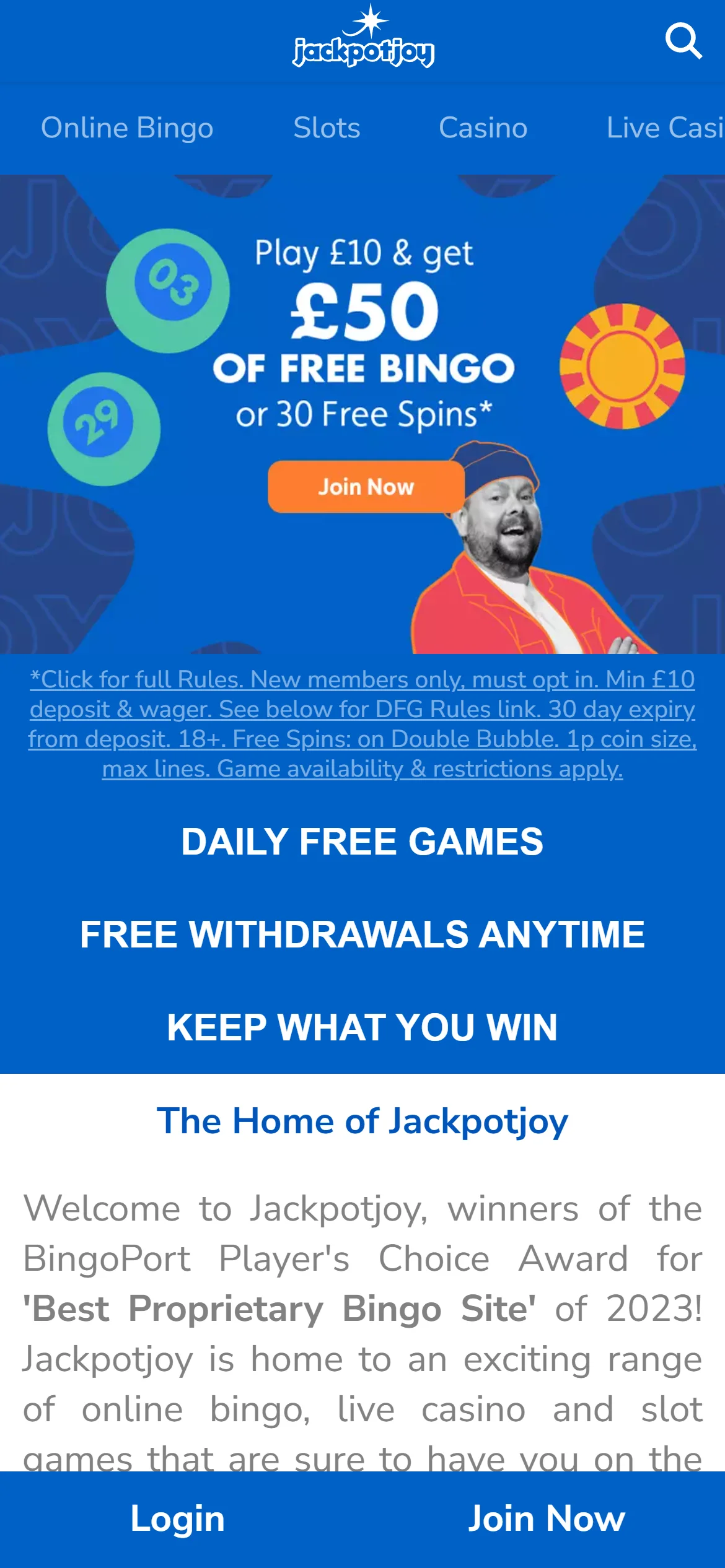 Jackpotjoy Casino