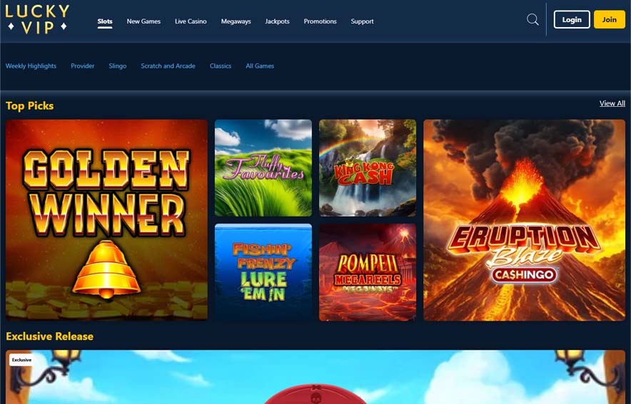 Lucky VIP casino slots screenshot