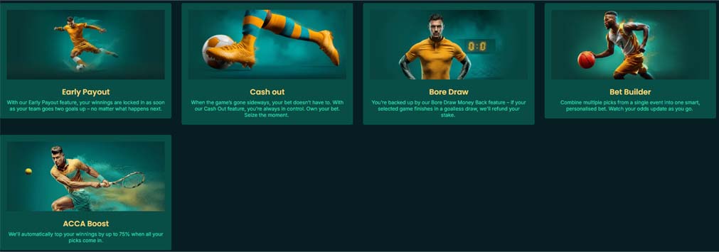 Luckymate casino sports bonuses screenshot