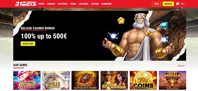 21bets.io Casino