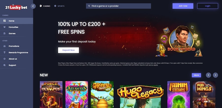 21LuckyBet Casino