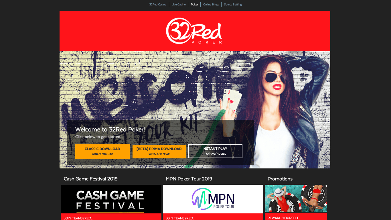 32Red Poker Casino