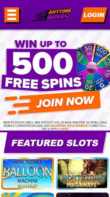 Anytime Bingo Casino