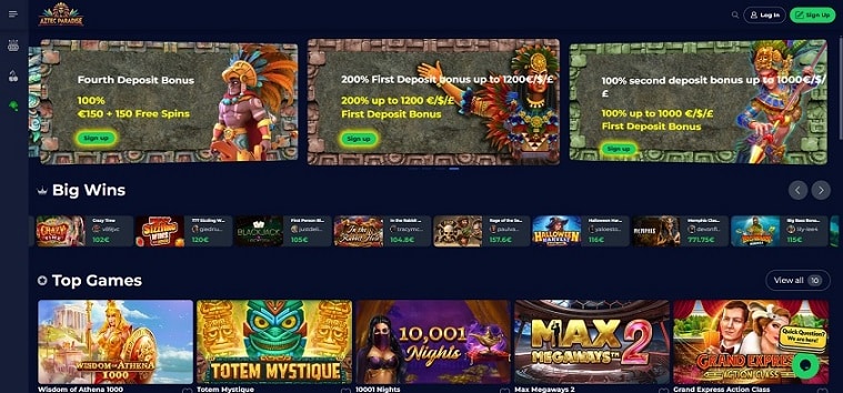 Aztec Paradise Casino