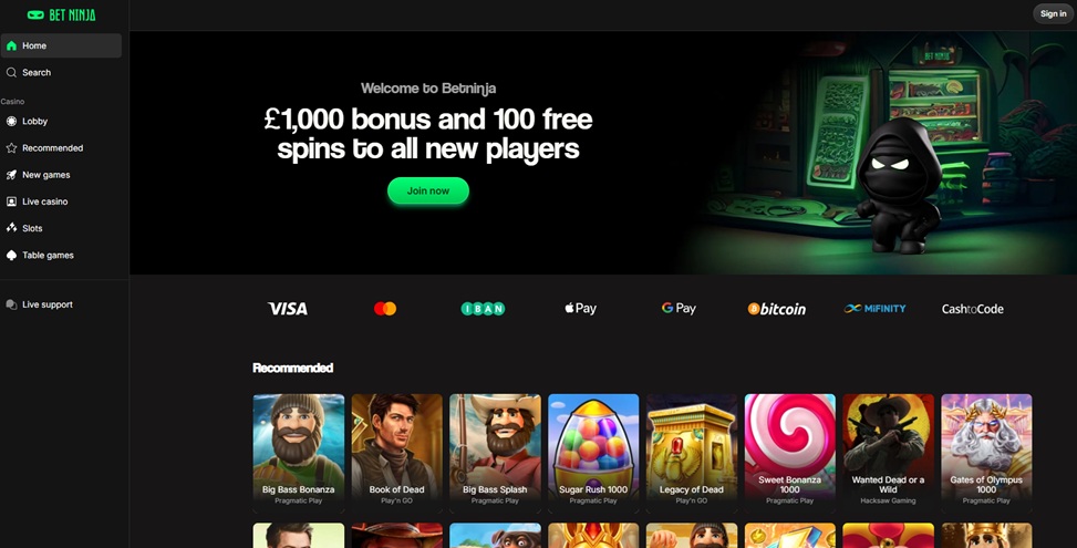 Bet Ninja Casino