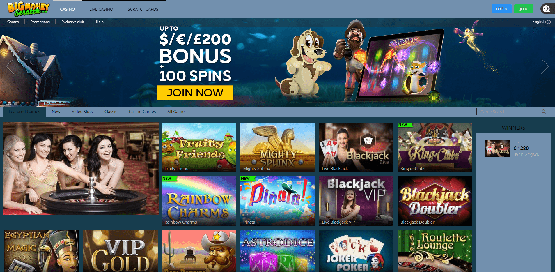 BigMoneyScratch Casino