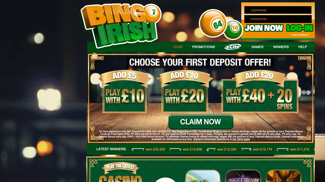 Bingo Irish Casino