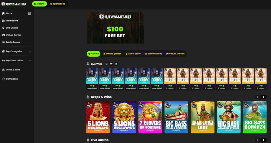 BitWallet Bet Casino
