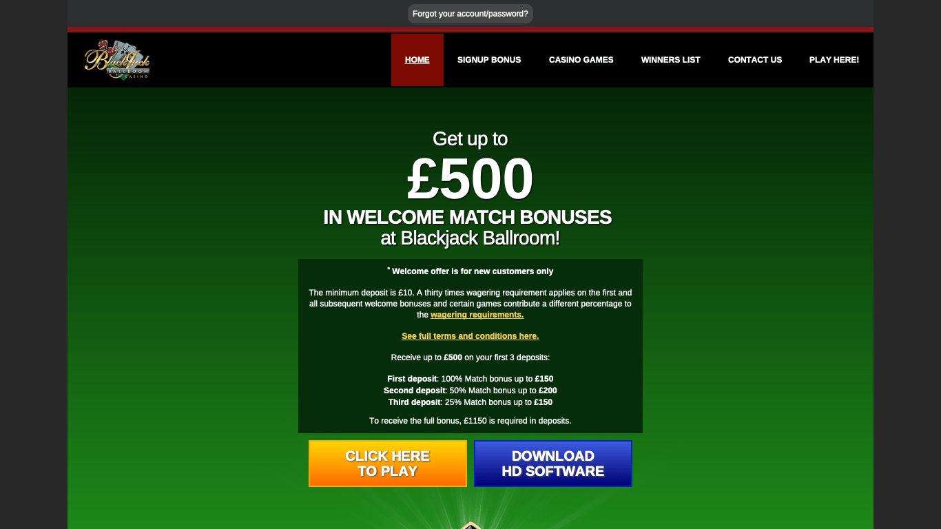 Blackjack Ballroom Casino