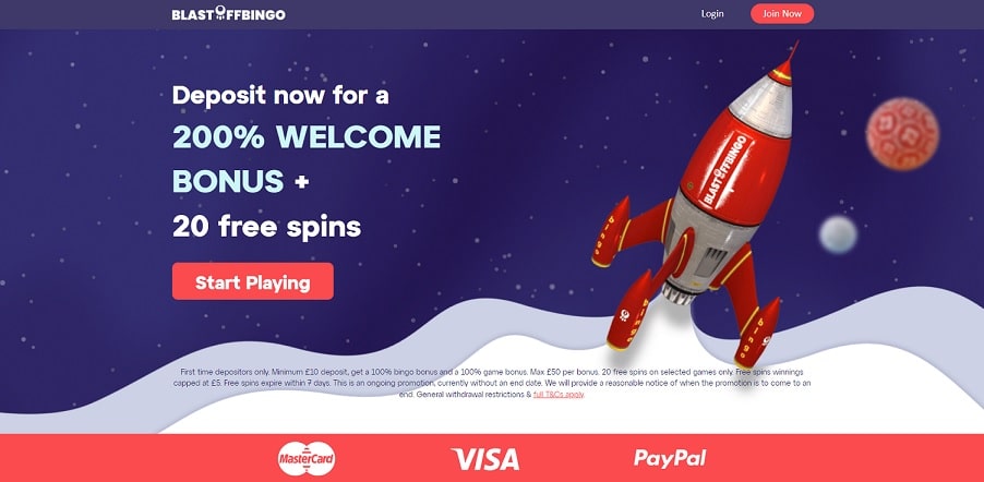 Blast Off Bingo Casino
