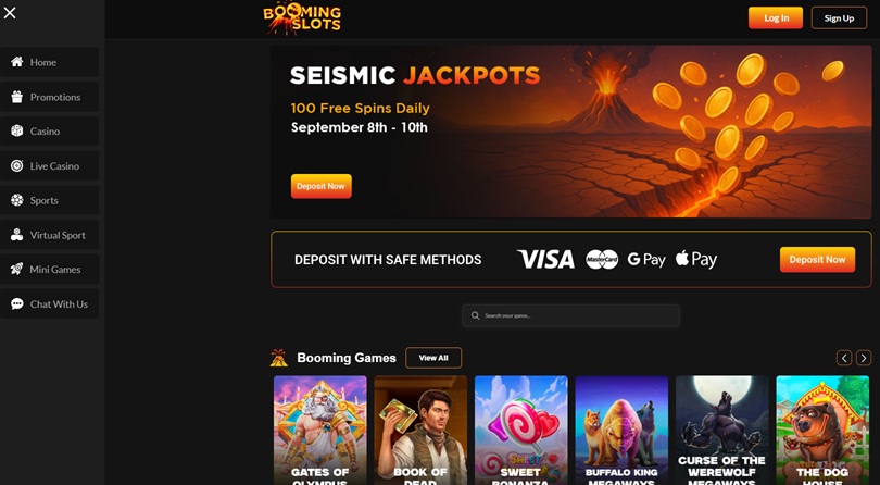 Booming Slots Casino