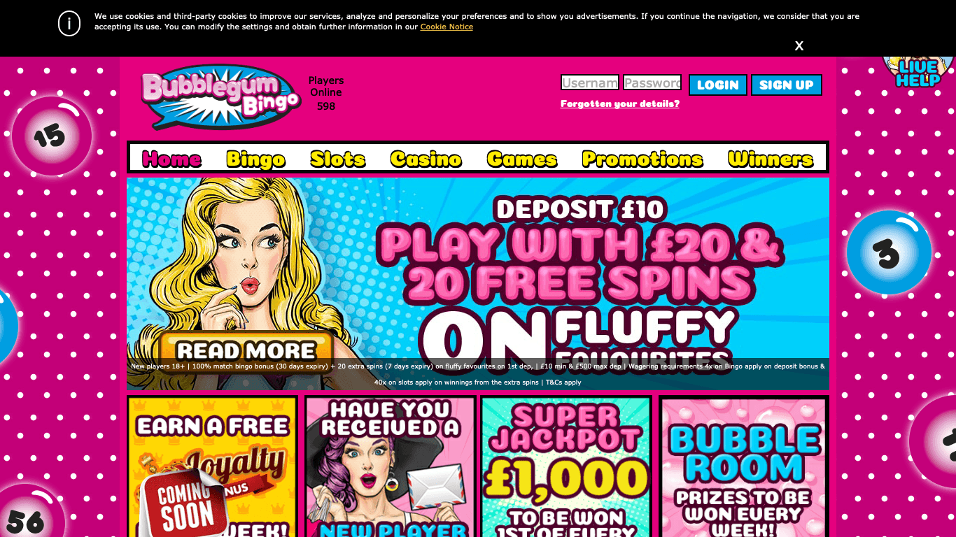 Bubblegum Bingo Casino