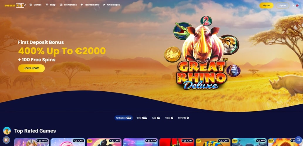 Bubbles Bet Casino