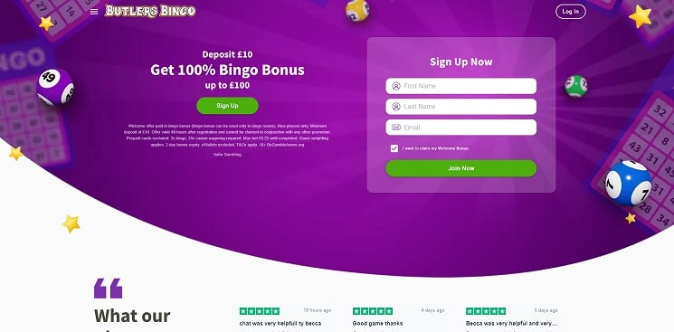 Butlers Bingo Casino