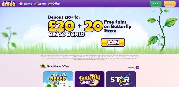 Butterfly Bingo Casino
