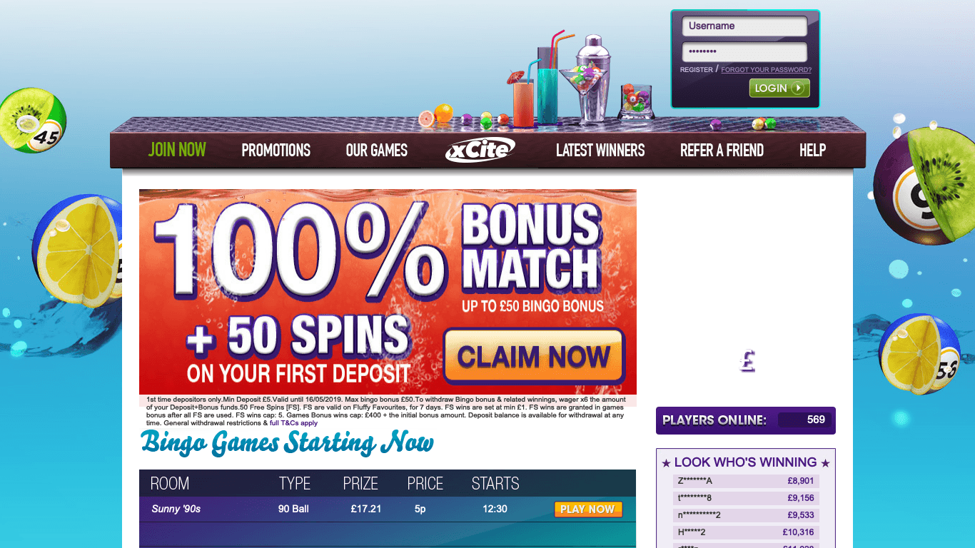 Cocktail Bingo Casino