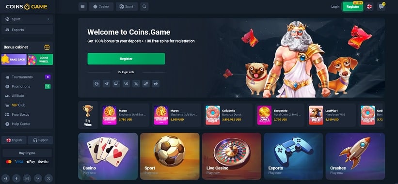 Coins Game Casino