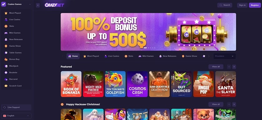 CrazyBet Casino