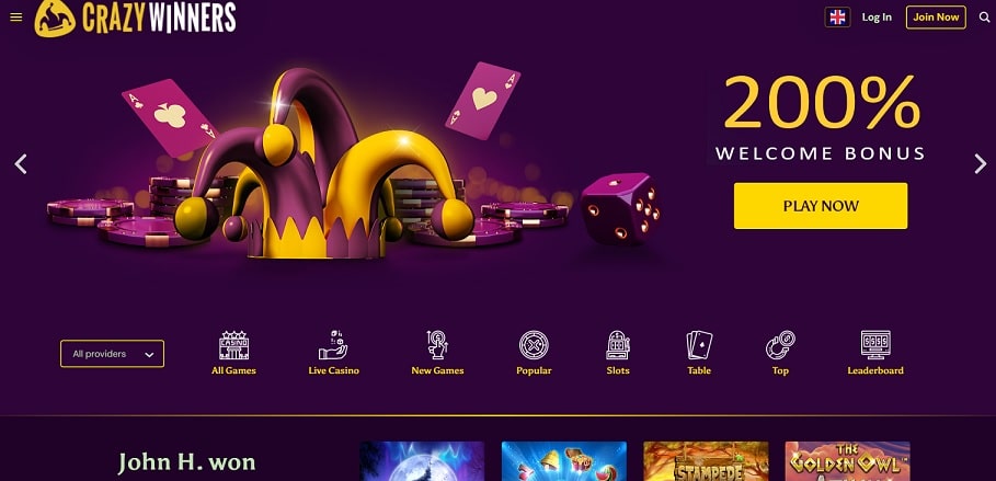 CrazyWinners Casino