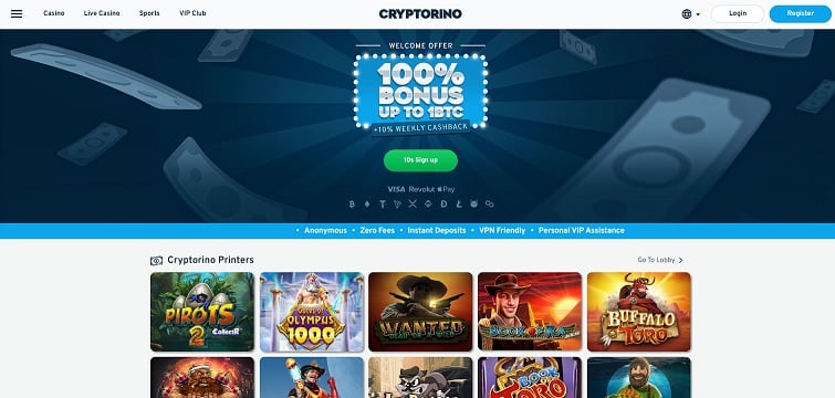 Cryptorino Casino