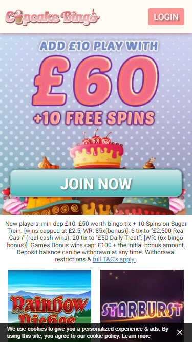 Cupcake Bingo Casino
