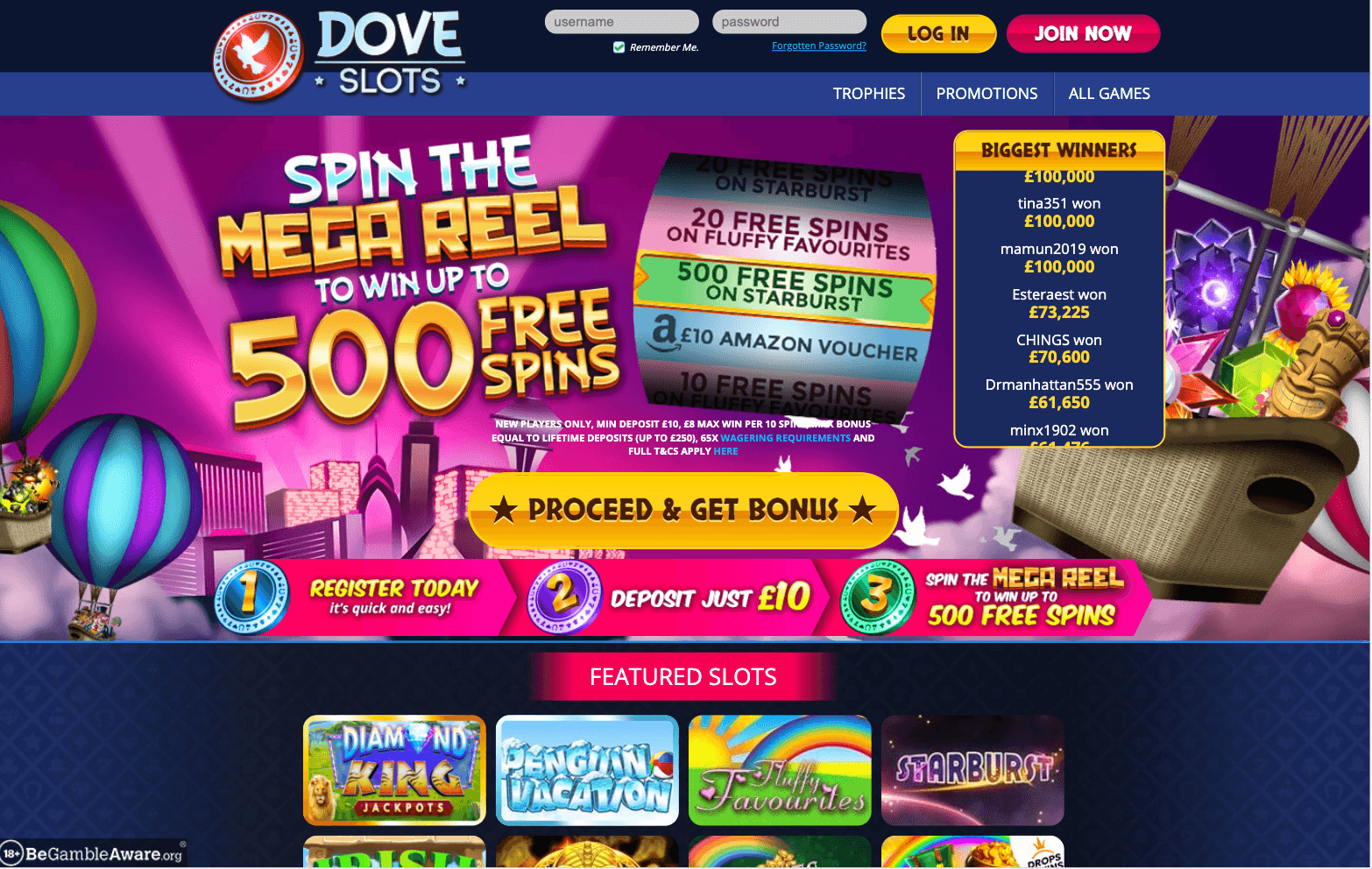Dove Slots Casino