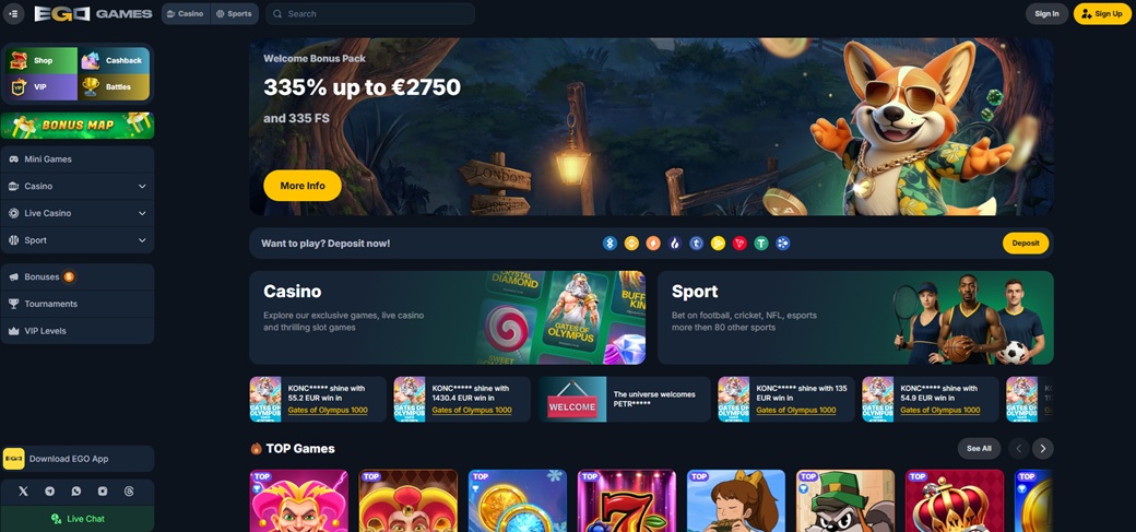 Ego Games Casino