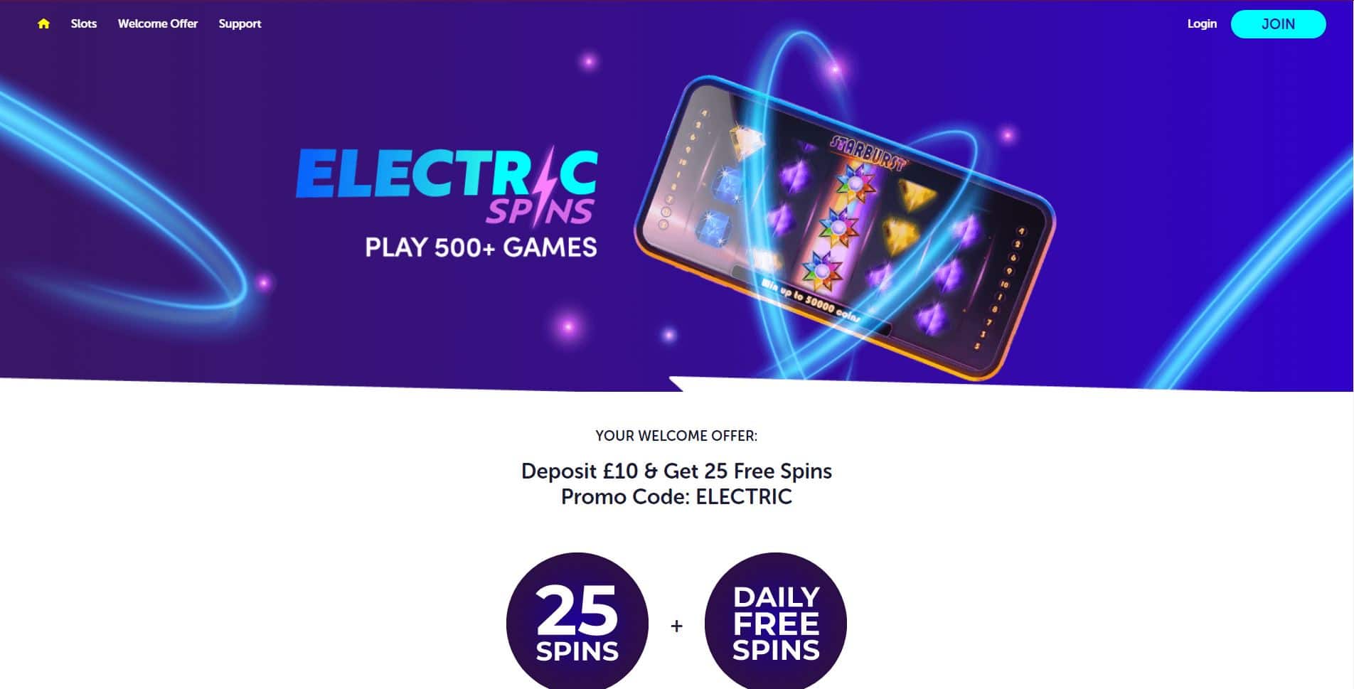 Electric Spins Casino