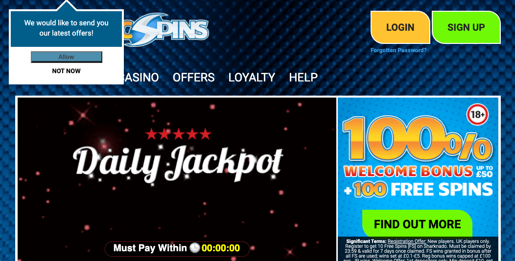 Fantastic Spins Casino