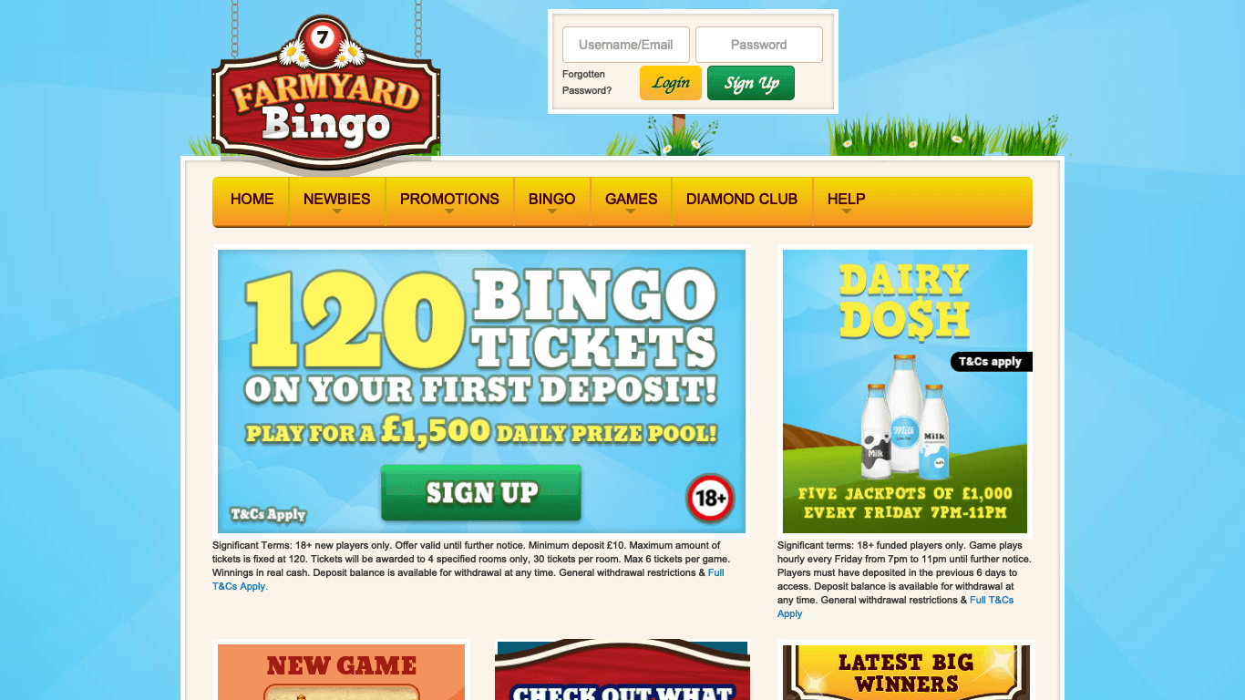 Farmyard Bingo Casino