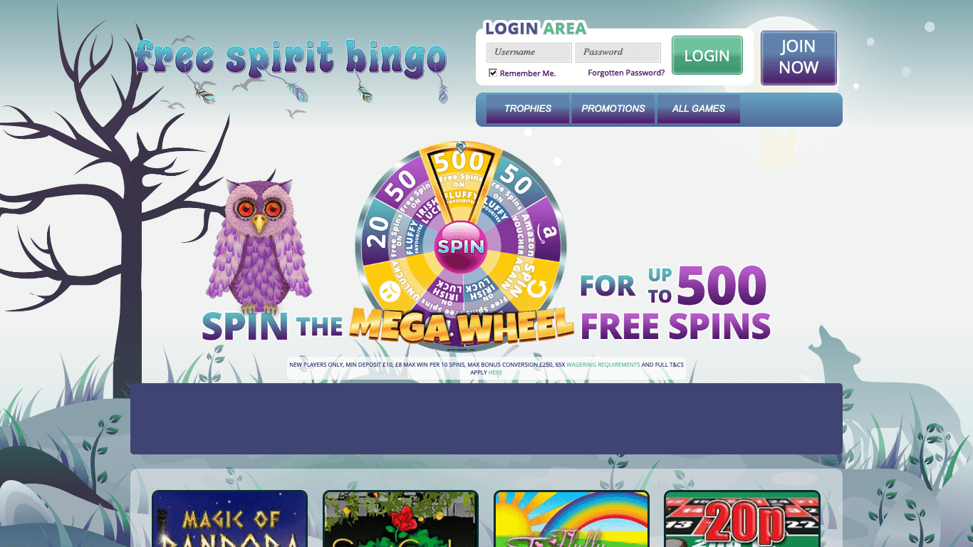 Free Spirit Bingo Casino