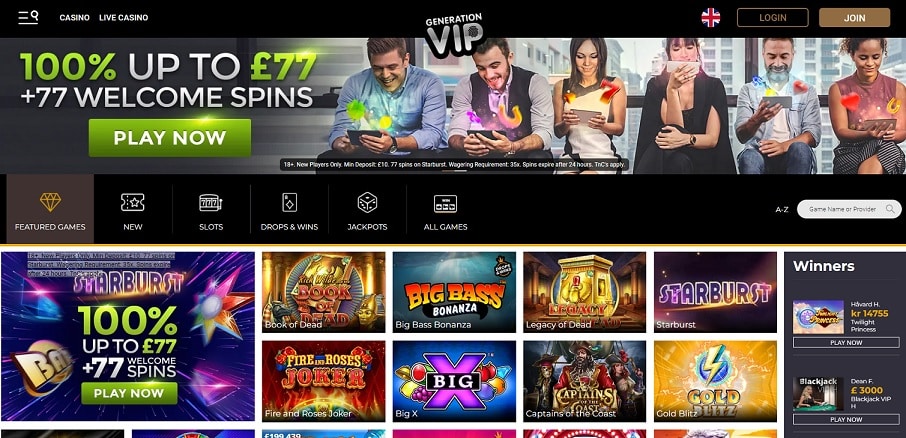 Generation VIP Casino