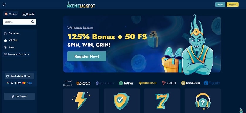 Genie Jackpot Casino