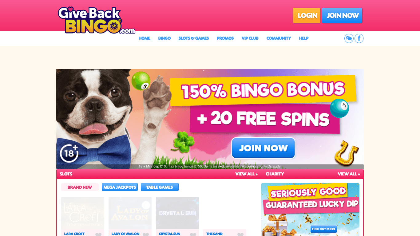 Give Back Bingo Casino