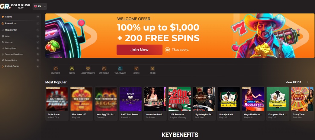 Gold Rush Play Casino