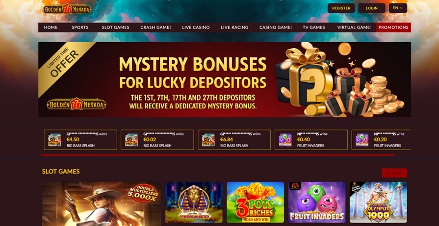 Golden 777 Nevada Casino