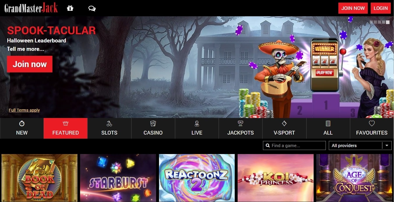 GrandMaster Jack Casino