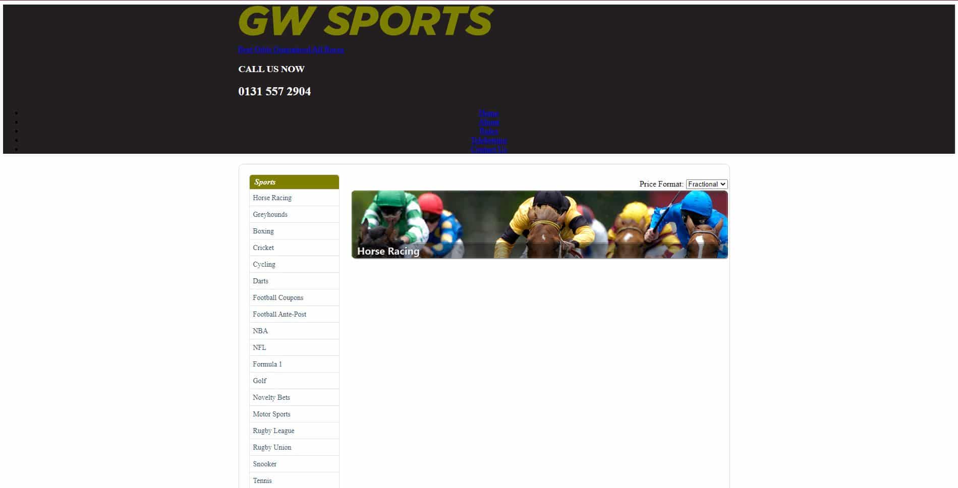 GW Sports Bookmakers Casino