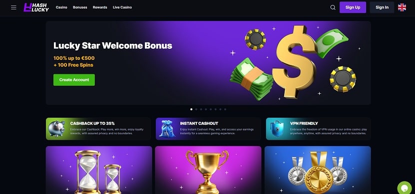 Hashlucky Casino